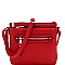 STYLISH MULTI-COMPARTMENT CROSS BODY MESSENGER