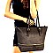 GS3432-LP Zipper Accent 3 in 1 Tote SET