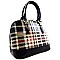 Celebrity Print Patent Dome classic Satchel