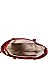 Trendy Multi Color 2 In 1 Two Tone Checkered Tote Bag