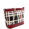 Plaid Check Chain Strap Shoulder Bag