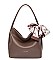 David Jones Hobo Shoulder Bag With Scarf