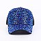 SPARKLY SEQUIN ADJUSTABLE MESH BACK BASEBALL CAP