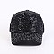 SPARKLY SEQUIN ADJUSTABLE MESH BACK BASEBALL CAP