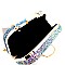 HD2892-LP Multi-Color Glitter Metal Frame Evening Hard Clutch