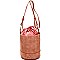 HD2996-LP Ring Handle Drawstring Pouch Bucket Shoulder Bag