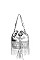 CRYSTAL FRINGE BUCKET SHOULDER BAG