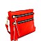 HF522A-LP Multi Pocket Organizer Fashion Wristlet Cross Body