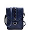 HF611-LP Stud Accent Cellphone Holder Small Crossbody