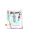 Hologram Transparent Clear Structured Cross Body MH-HL003
