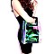 Handle Accent Hologram Transparent 2 in 1 Carry Bag MH-HL011