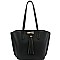 Stylish Tassel Accent 3-Compartment Tote MH-HM0002