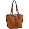 Stylish Tassel Accent 3-Compartment Tote MH-HM0002