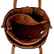 Stylish Tassel Accent 3-Compartment Tote MH-HM0002