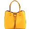 Classic String Accent 3-Compartment Satchel MH-HM0003
