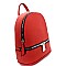 HM6369-LP Zipper Accent Medium Fashion Backpack