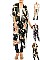 Pack of 12 Pieces Stylish Floral Print Long Kimono LAHN003