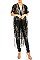 Pack of 12 Pieces Fringe Lace Cardigan Set LAHN022