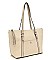 Hue & Ash Shopper Alligator Print Tote