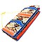 Snake Print Multi-Color Flap Clutch Shoulder Bag