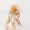 Classy Fascinator With Med Woven Mesh Ruffle SLHTH2205