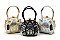 DOME SHAPED RHINESTONE SATCHEL