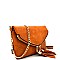 HY3023-LP NEW Tassel Accent Envelope Cross Body