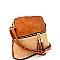 HY3031A-LP Two-Tone Front Pocket Tassel Accent Cross Body