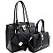 Padlock Accent 3 in 1 Twin Tote Value Set