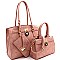 Padlock Accent 3 in 1 Twin Tote Value Set