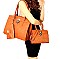 Padlock Accent 3 in 1 Twin Tote Value Set