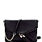 HY3107 Tassel Accent Envelope Cross Body