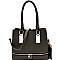 Zipper Accent 2 in 1 Classy Tote Value SET MH-HY4082S