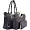 3 IN 1 VALUE SET OF TOTE SATCHEL AND MATCHING WALLET RZ-HY890