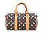2-IN-1 Monogram Print Boston Satchel W Wallet Set