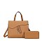 brown set handbags with wallet bulk