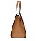 2-in-1 Satchel Wallet Set with Removable Key Chain