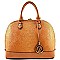 Snake Print Dome Shape Satchel