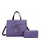 purple handbags with wallet - wholesale