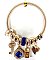 Pack of 12 -  Wholesale Rhinestone Charm Bracelet