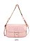 Oval Pattern Print Scarf with Chain Handle Crossbody Bag