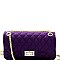 Quilted Matte Jelly Medium 2-Way Shoulder Bag JP068-MH