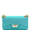 Chevron Embossed Jelly 2-Way Shoulder Bag MH-JB3137