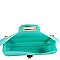 Chevron Embossed Jelly 2-Way Shoulder Bag MH-JB3137
