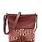 FRONT ZIPPER POCKET SNAKE PRINT CROSS BODY