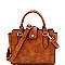 Medium Wing Padlock Accent 2-Way Satchel