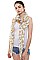 Floral Print Long Scarf