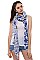 Floral Print Long Scarf