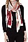Horse Print Light Long Scarf