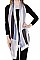 Horse Print Light Long Scarf